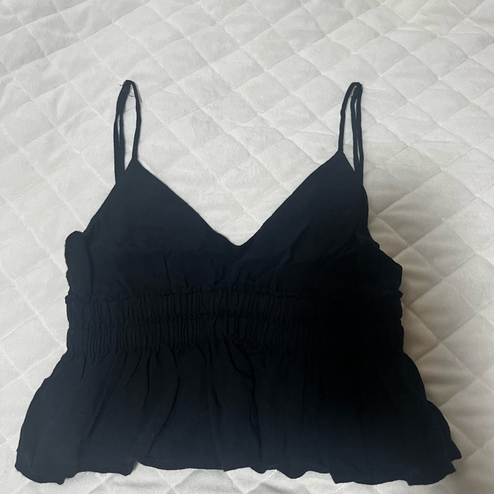 Black cotton candy LA tank top size S